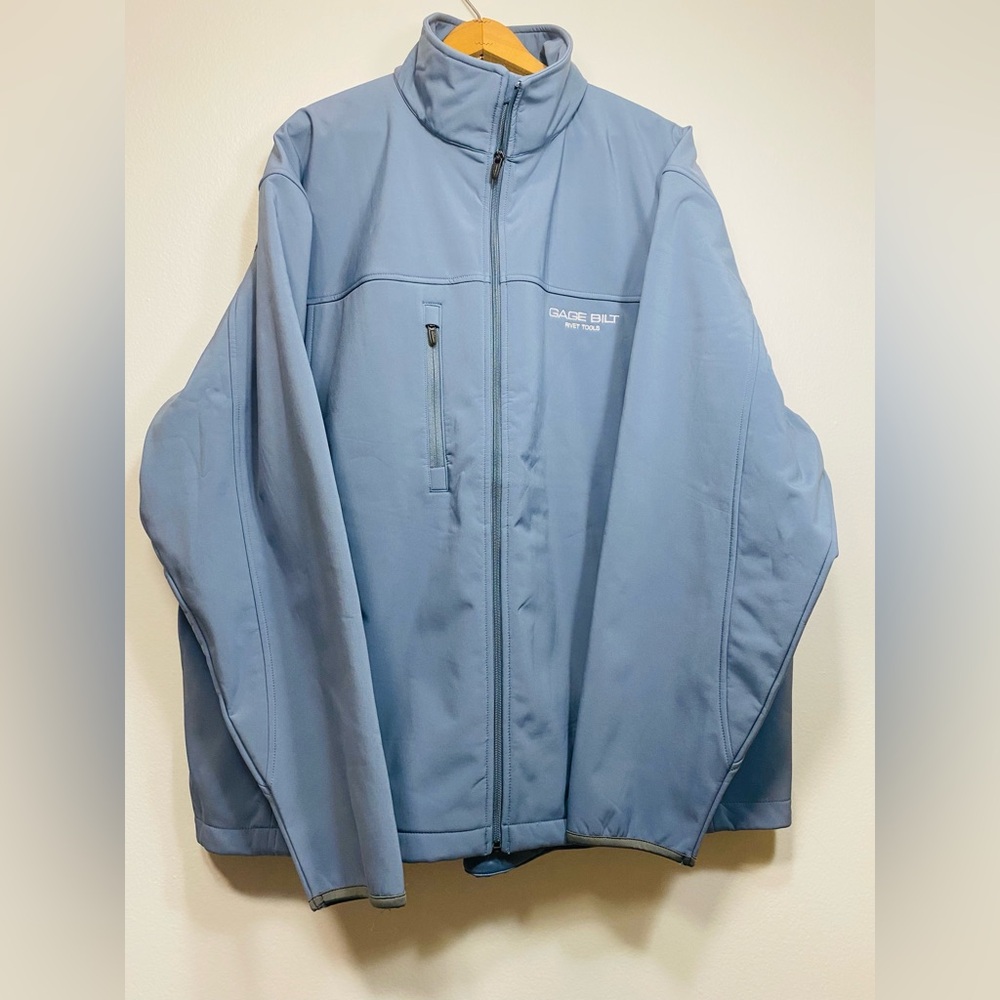 Men's 2XL TRI-MOUNTAIN GOLD Blue Windproof Water Resistant Jacke
